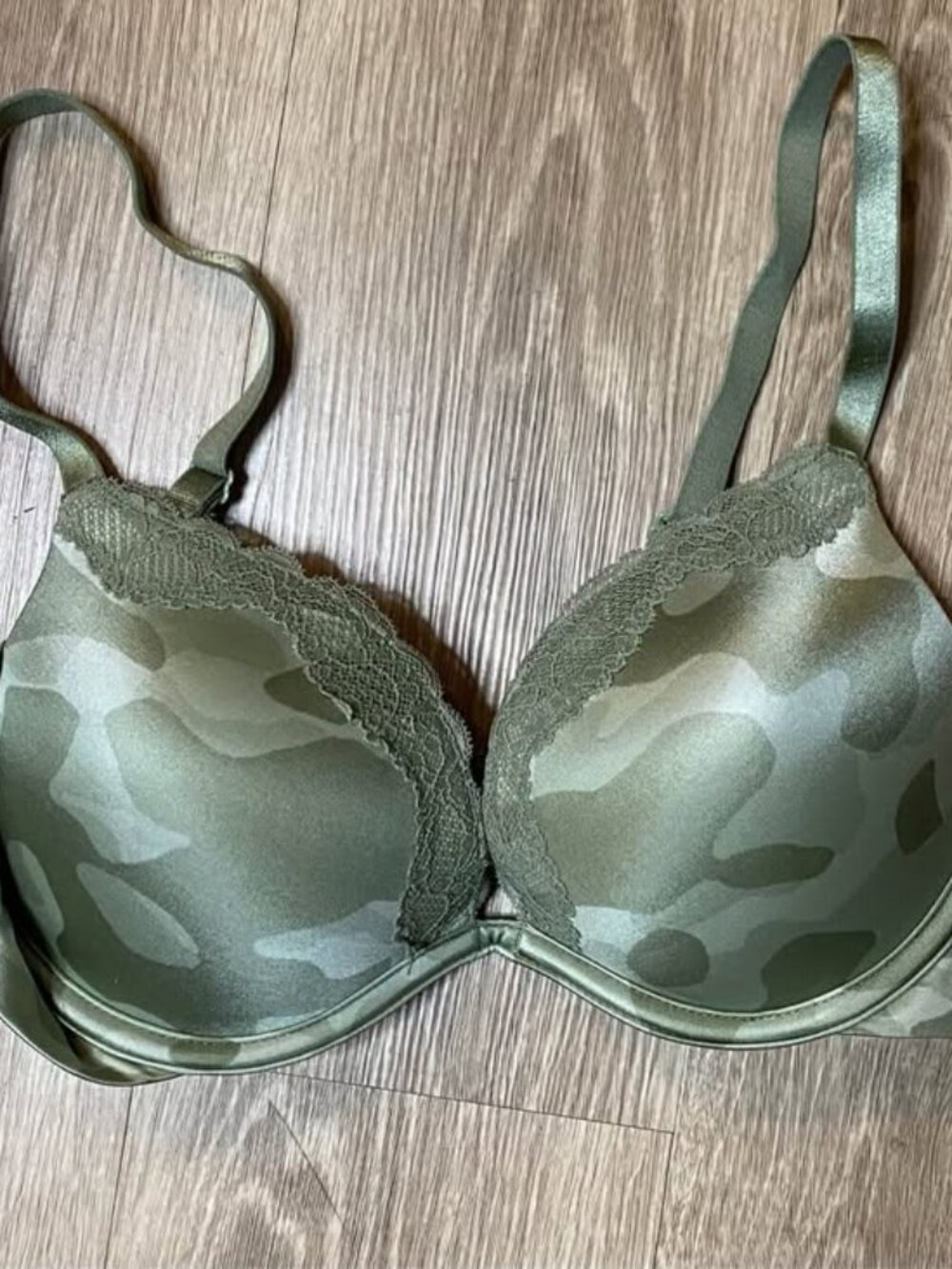 Wild Fable Camo Lace Push-Up Bra 36B | Green Multi | New with Tags
